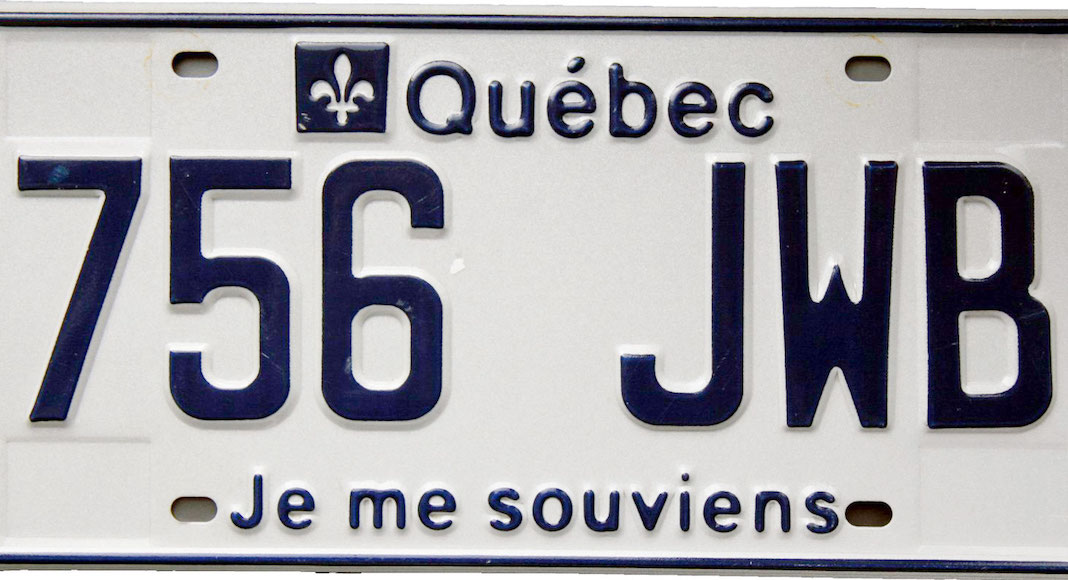 Why do Quebec license plates say Je me souviens? - Frenchly