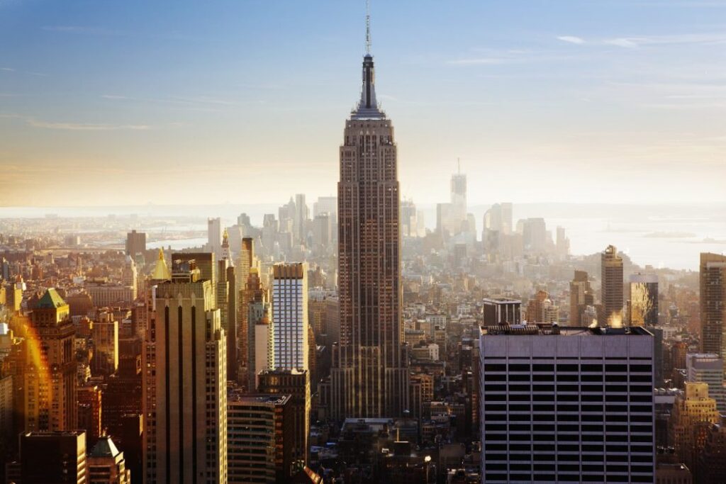 A view of Empire State Building