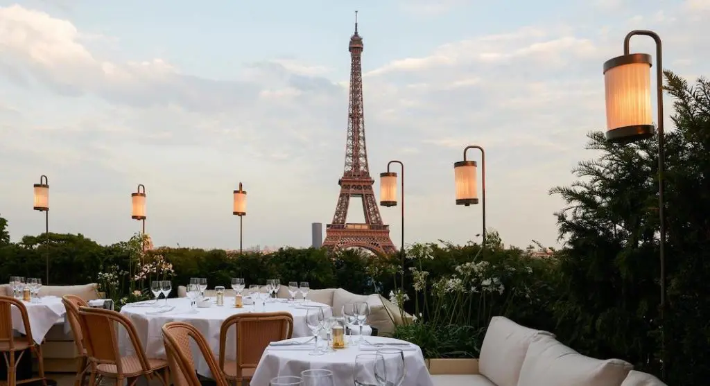 Eiffel Tower Restaurant's New Caviar Bar