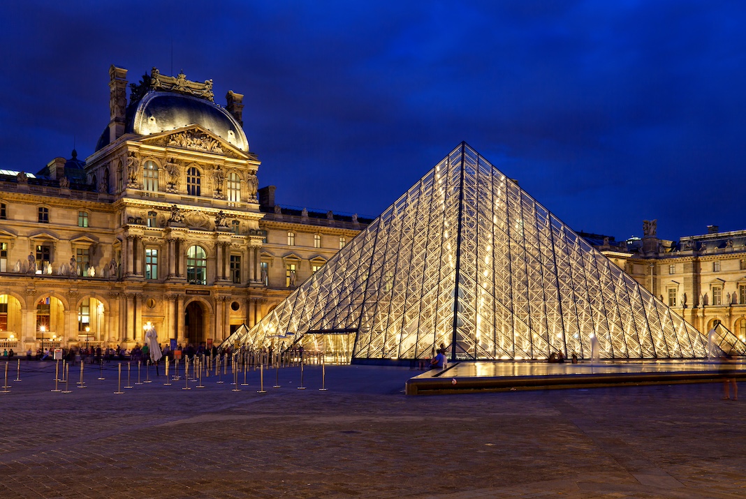 PARIS, FRANCE - 06 MAY, 2017: Louvre museum is one of the world's largest museums with more than 8 million visitors each year.