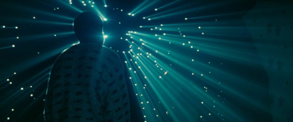 A close up of a light