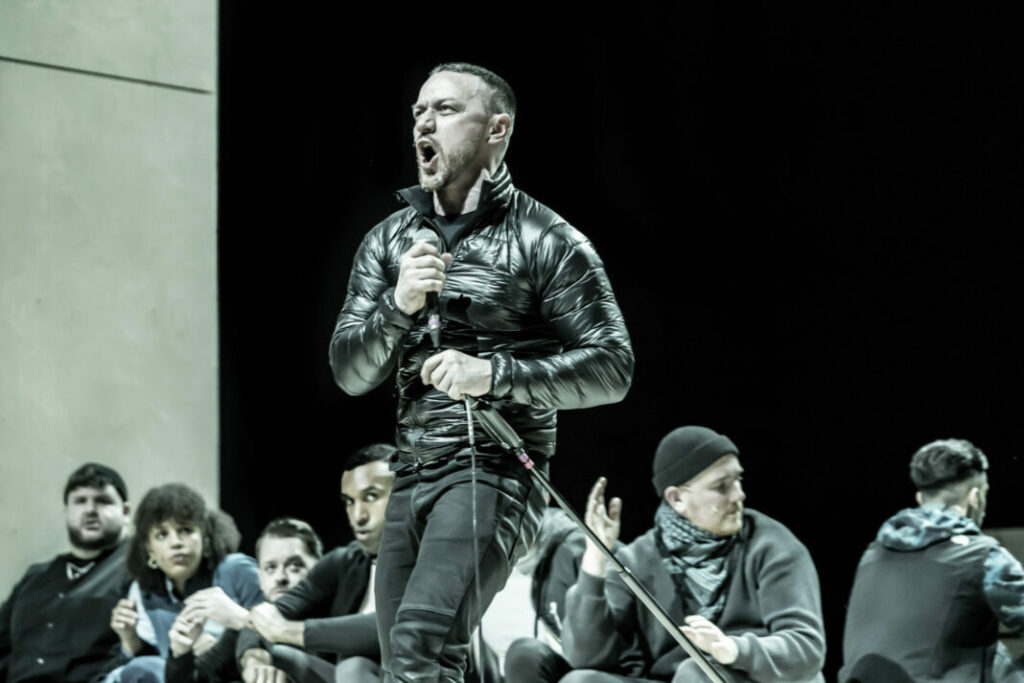A group of people on a stage