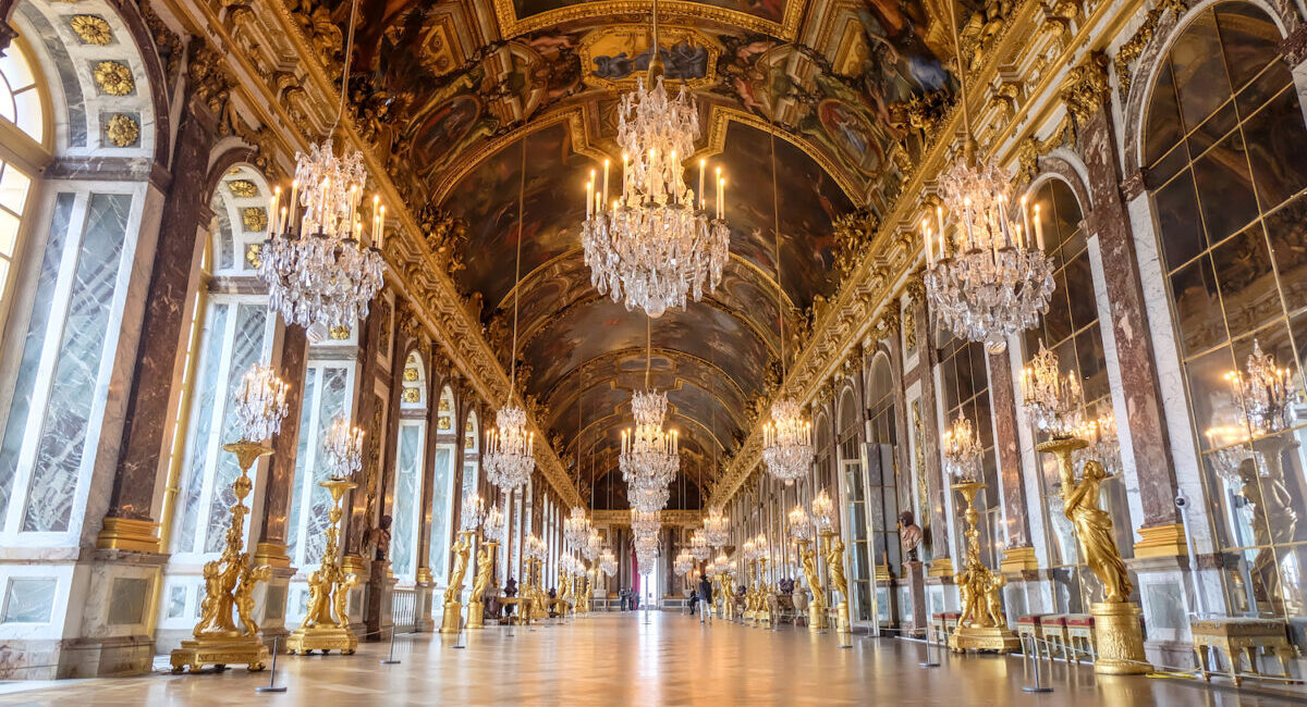 Interior, Hall of Mirrors, Versailles