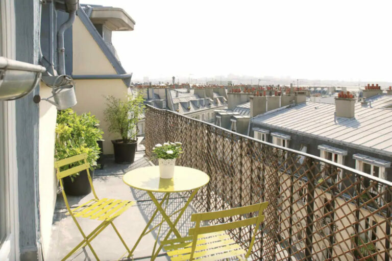 Paris rooftop Airbnb