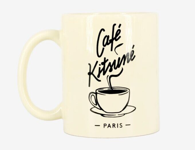 Paris Cafe Kitsune coffee mug.
