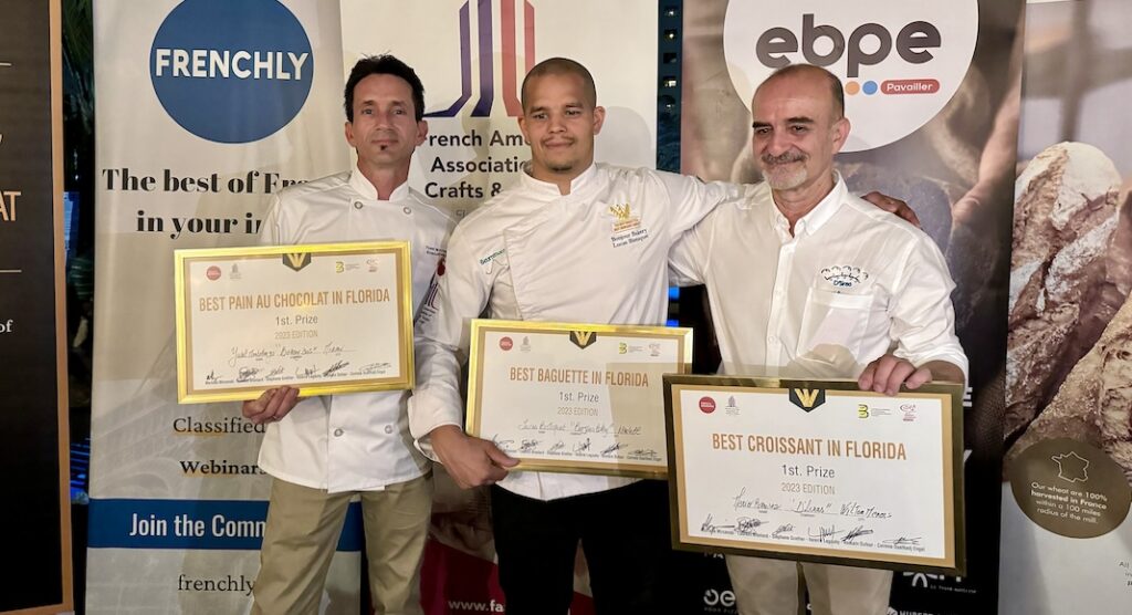Winners of the best baguette, croissant & pain au chocolat competition