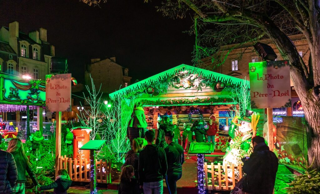 DECEMBER 2018: Grand Marche de Noel, Bordeaux Christmas market in France