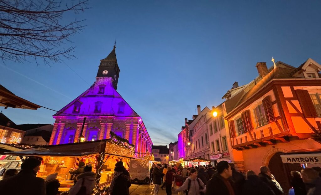 Christmas Market, Montbéliard, France - 29 Nov 2023
