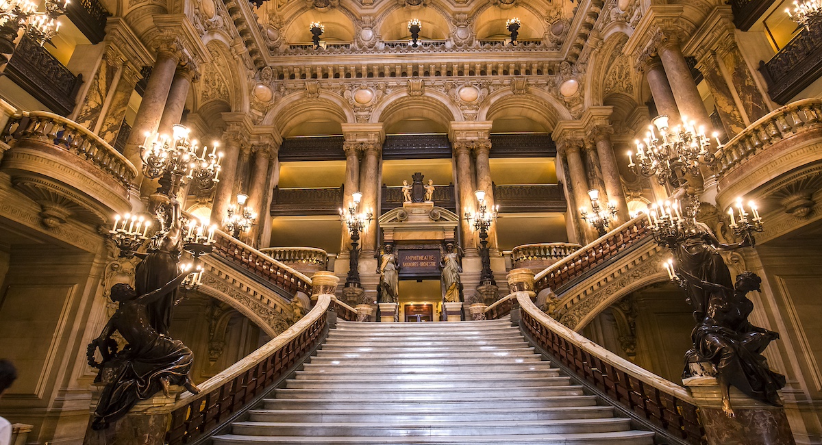Things to do in Paris at night: watch an opera at the Palais Garnier.