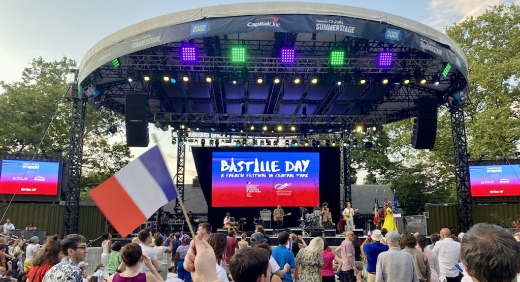 Concert stage in Central Park