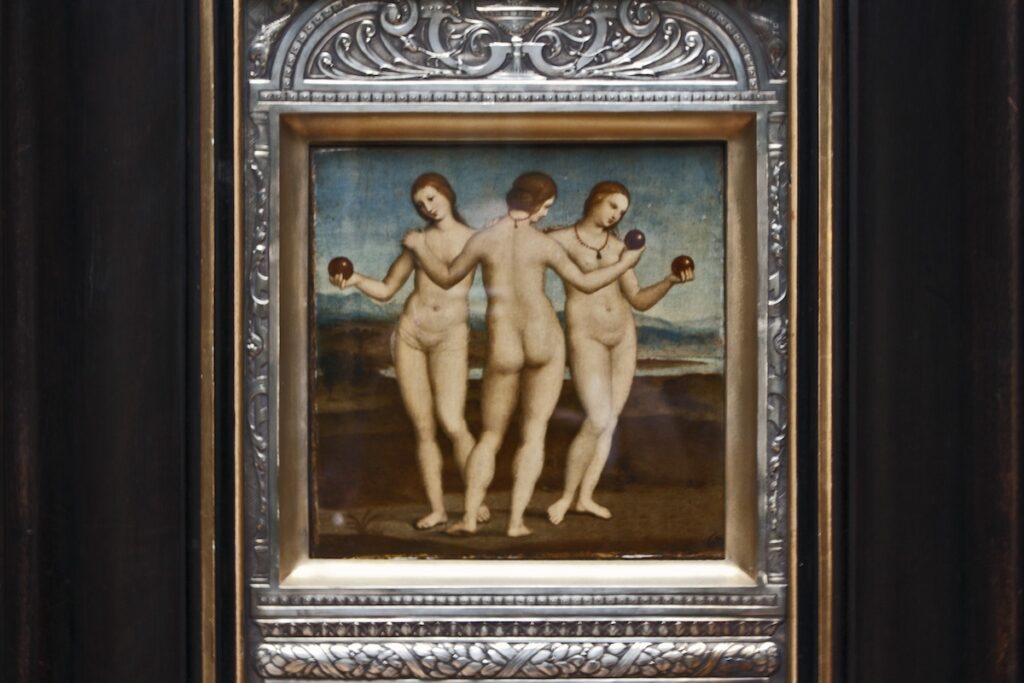 Raphael's "Three Graces" at the Chateau de Chantilly