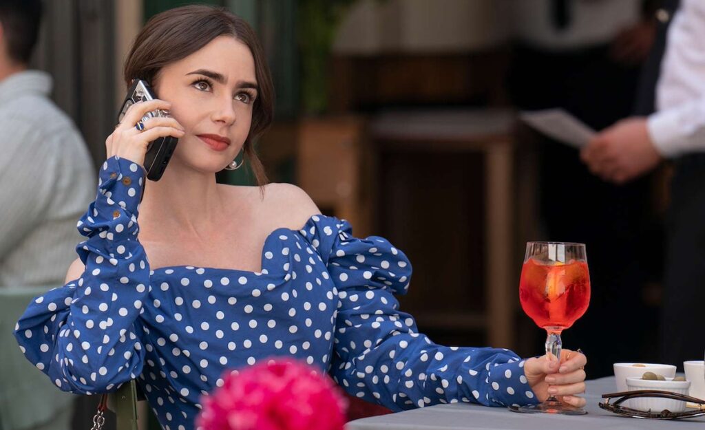 Film still from 'Emily in Paris'