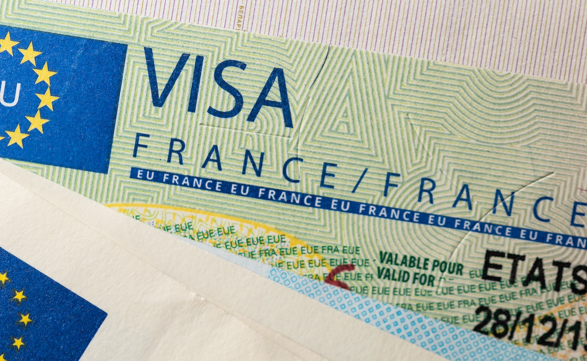 Schengen visa in the passport. Issued by the French Embassy.