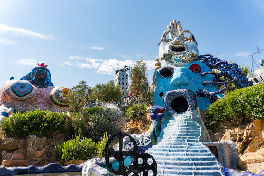 Niki de Saint Phalle Tarot Garden Priestess Magician and Empress