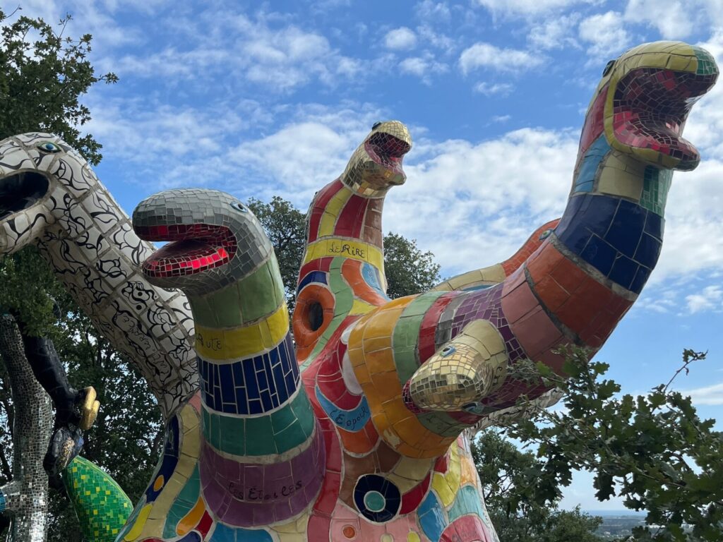 Niki de Saint Phalle Tarot Garden Hanged Man
