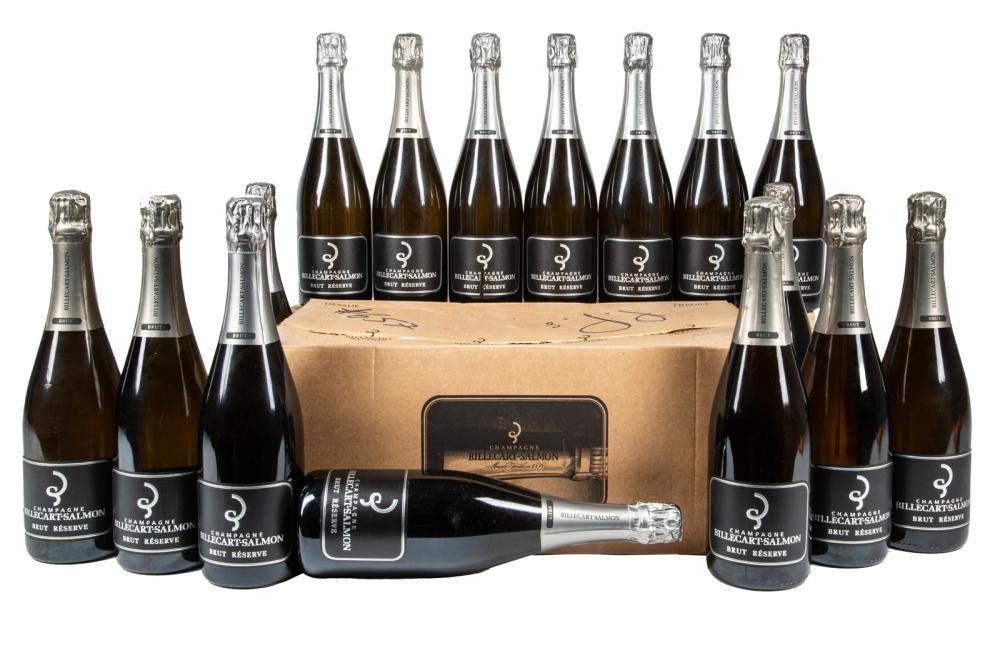 Several bottles of champagne