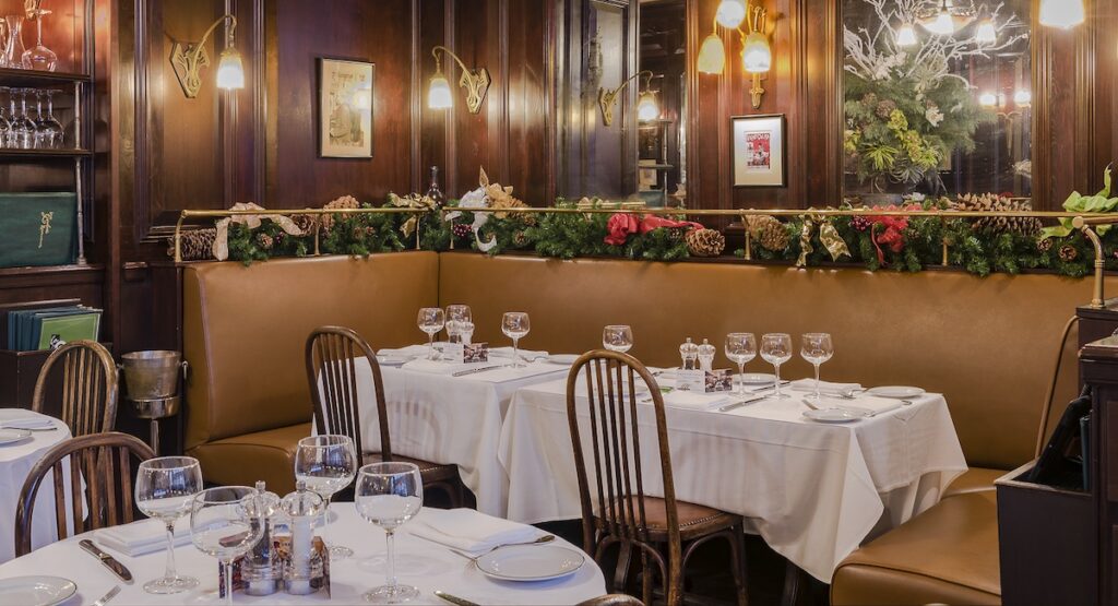 Interior of La Goulue restaurant