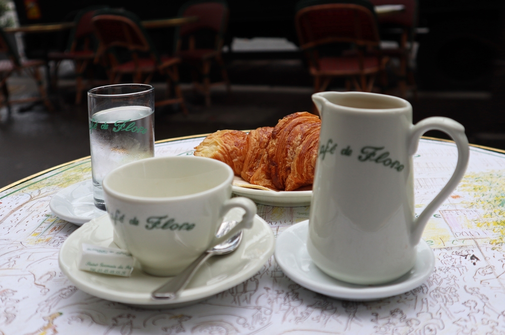 things tourists overpay for in Paris cafe de flore