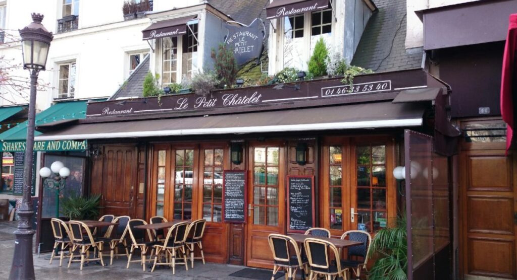 Le Petit chatelet restaurant in Paris.