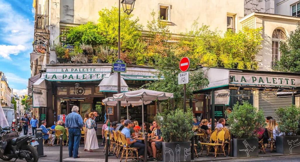 La Palette restaurant in Paris.