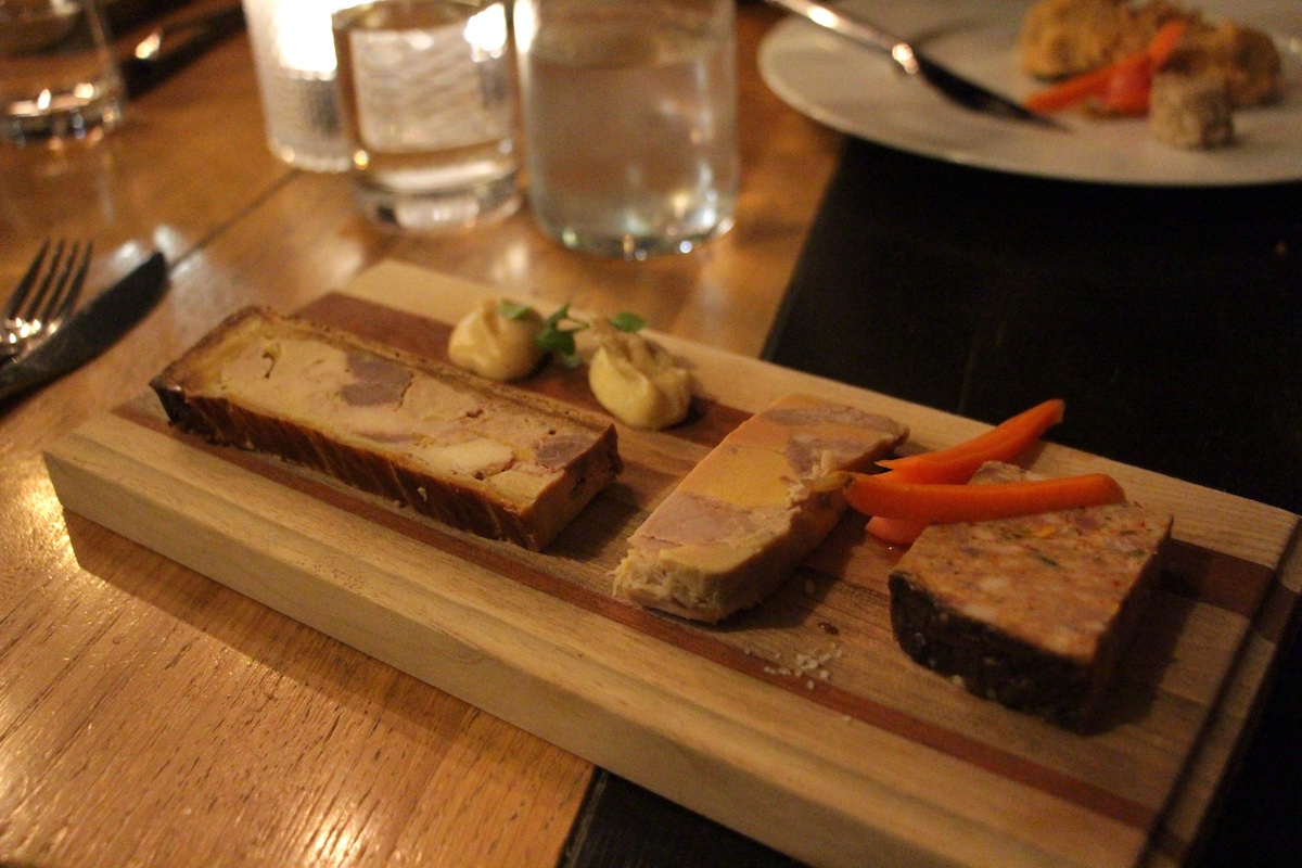 Plate of various pates