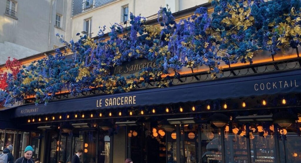 The bar Sancerre in rue des Abesses.