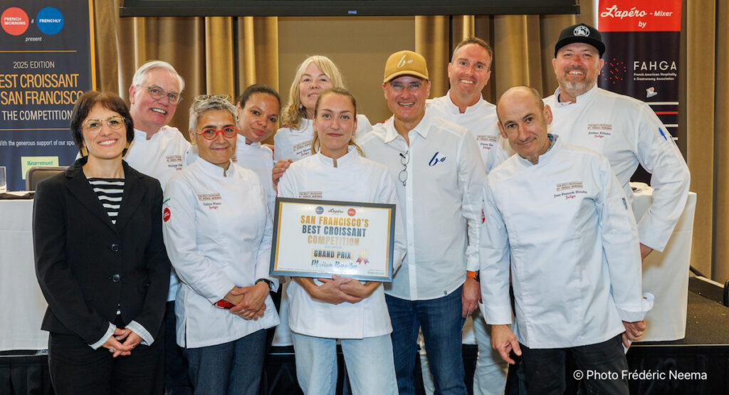 The jury and winners of the San Francisco Best Croissant 2025 competition