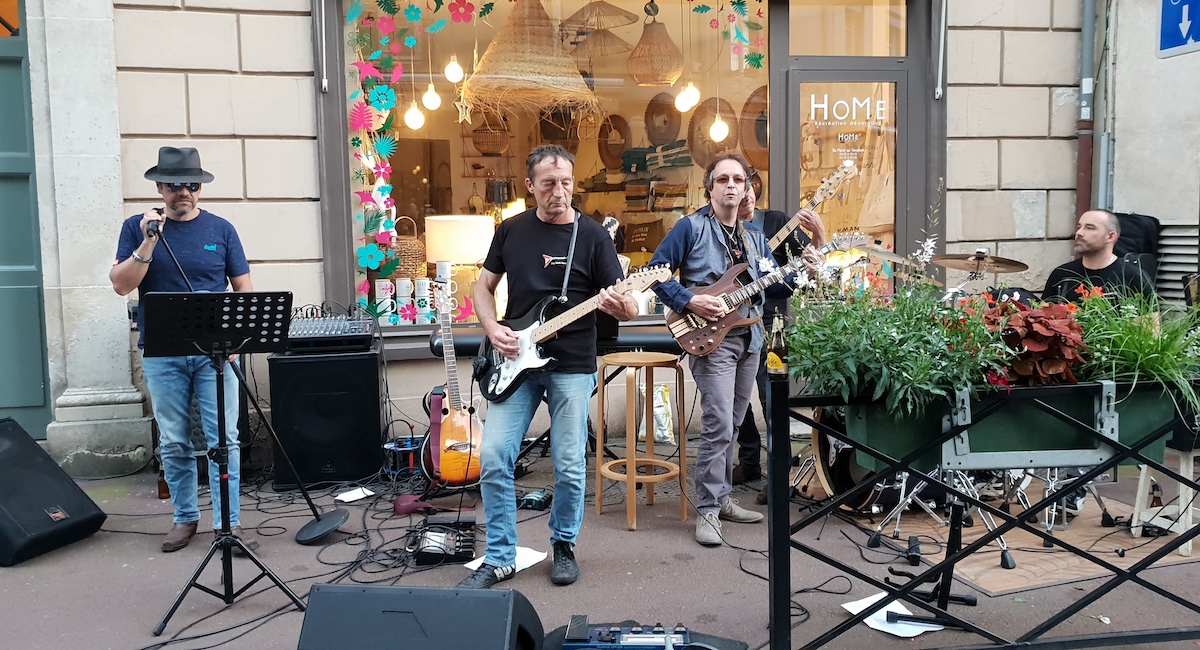 Fête de la musique music festival in France.