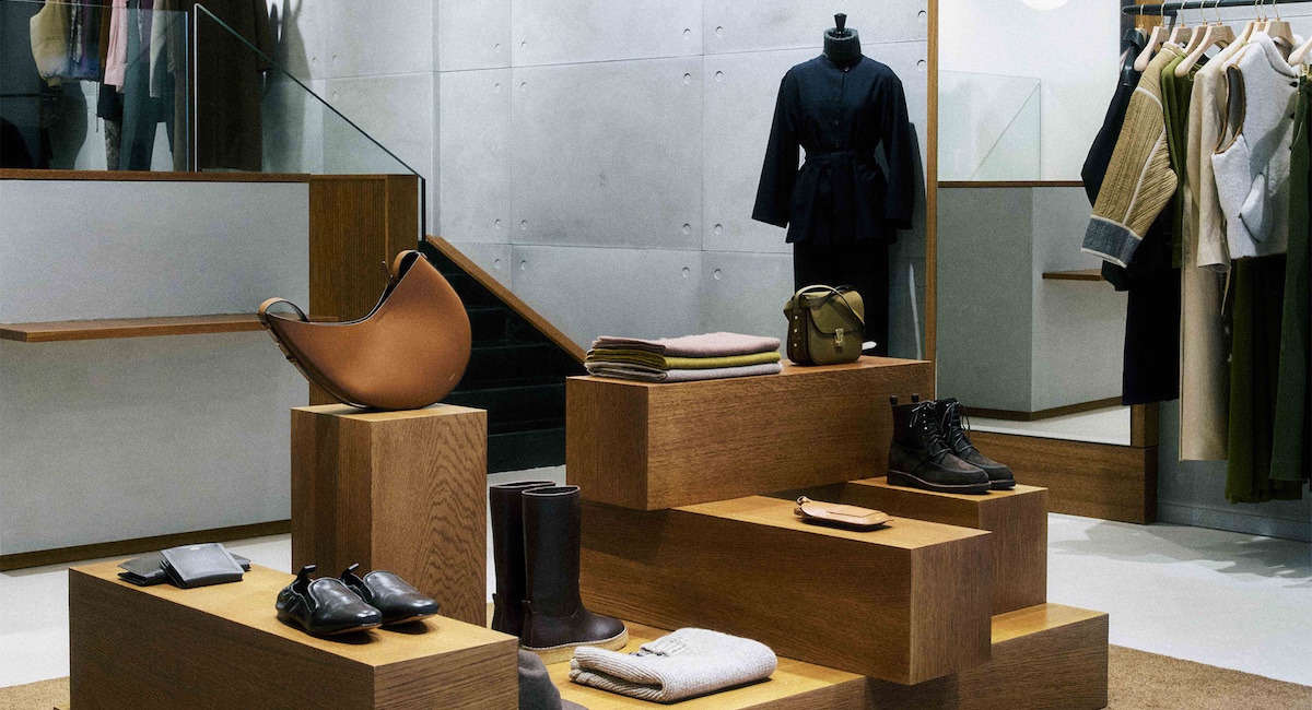 Interior of Soeur store