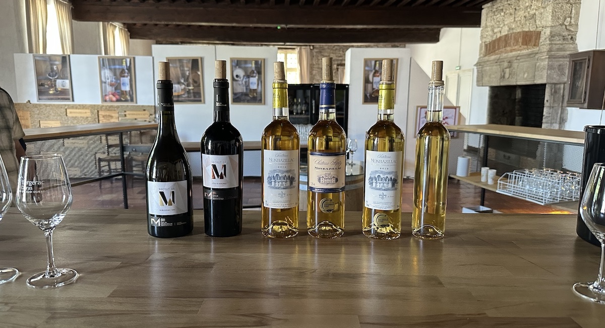 Selection of Monbazillac wines