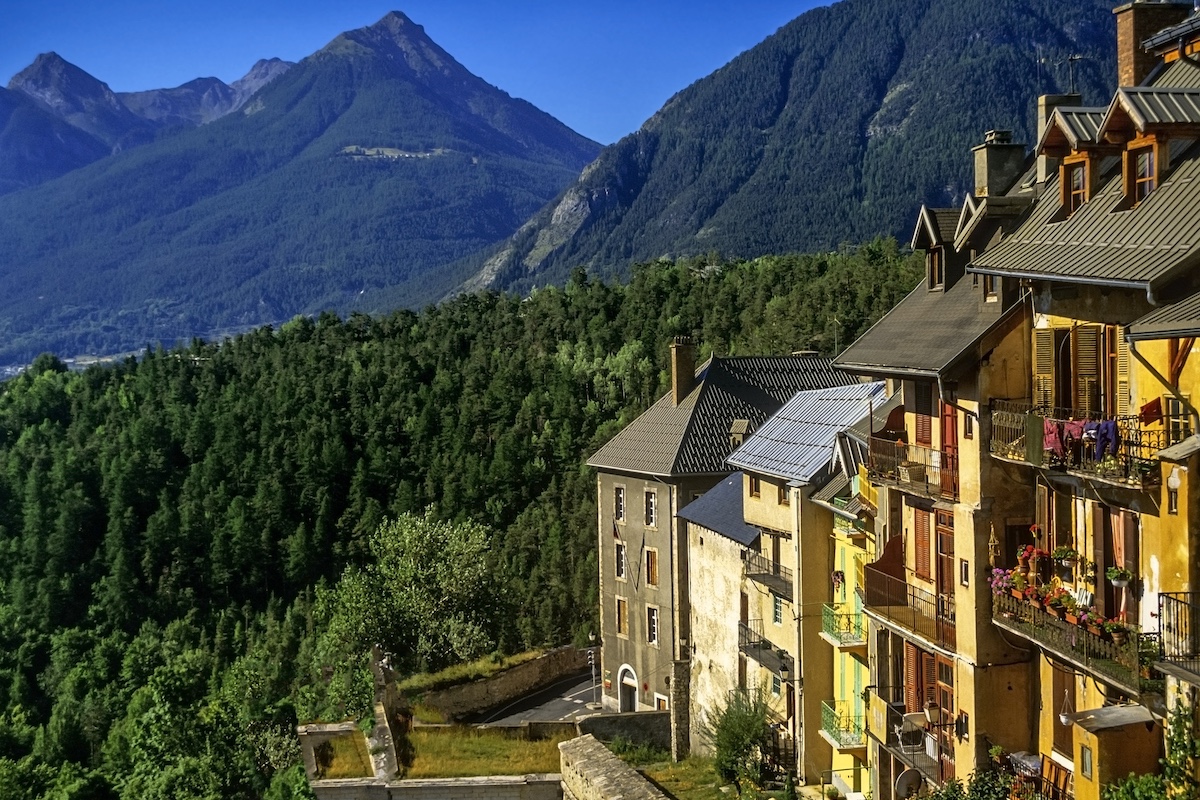 Town of Briancon in the French Alps.