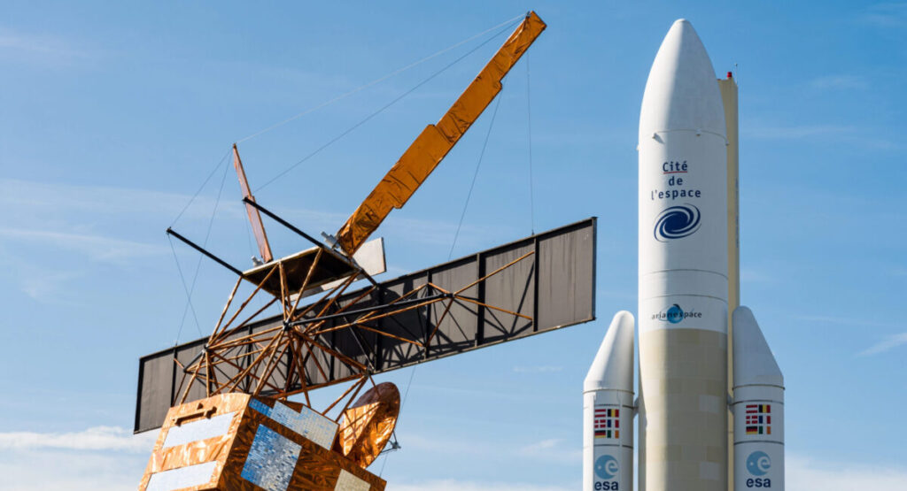 A rocket from the Cité de l'espace in Toulouse.