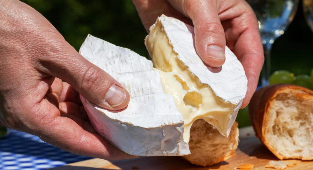 Camembert tearing.
