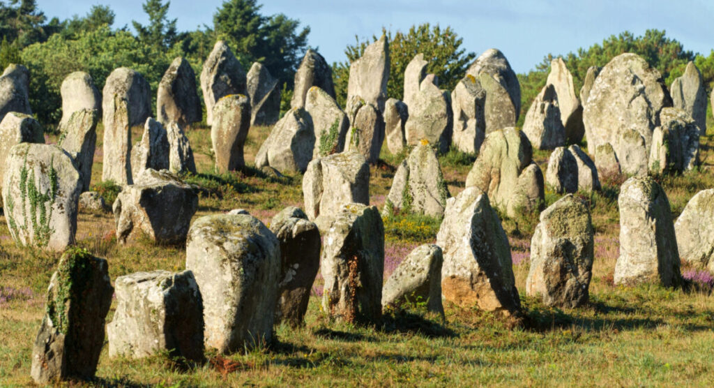 Carnac's monoliths.