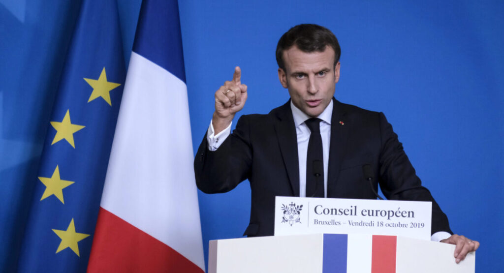 French President Emmanuel Macron.