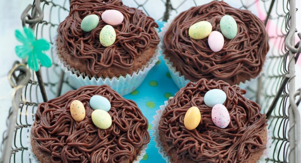Chocolate nid de Pâques.