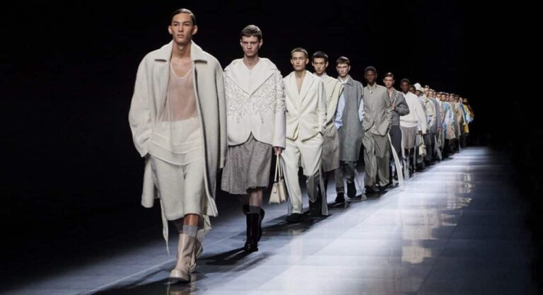 Dior runway at Paris Fashion Week 2025.