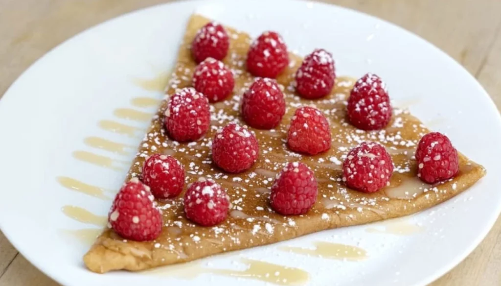 Raspberry crêpe from Village Creperie.
