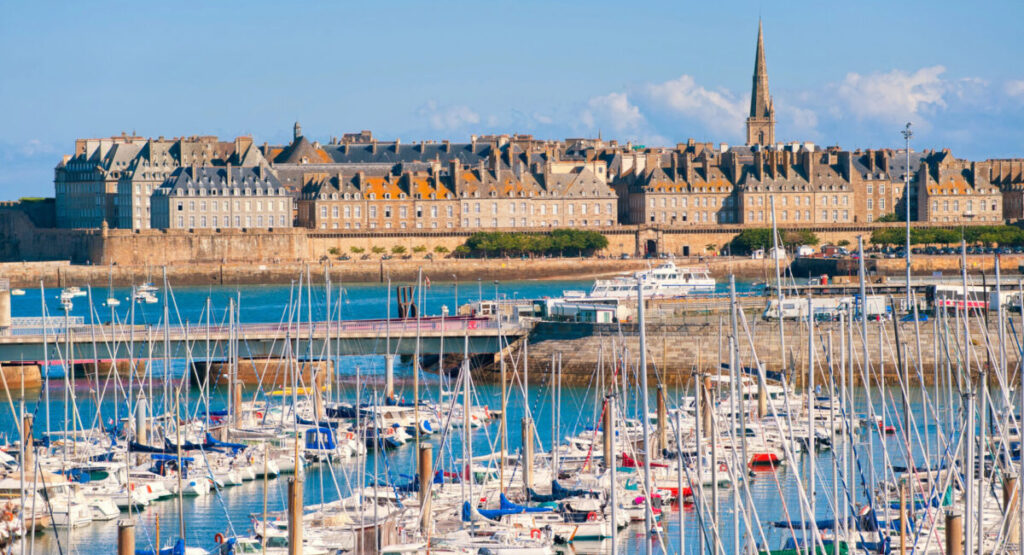 Saint-Malo port.