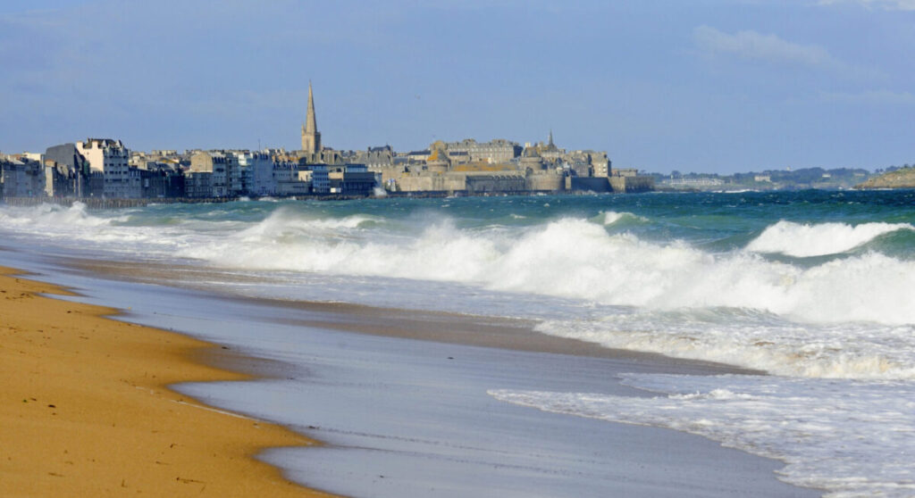 Saint-Malo beach.