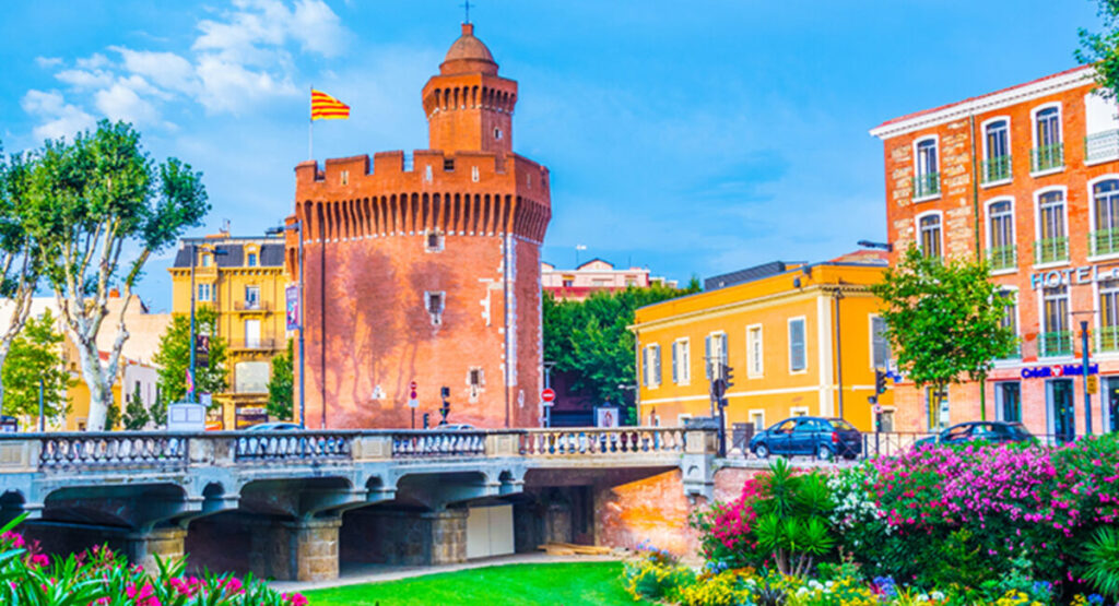 Perpignan's castle.