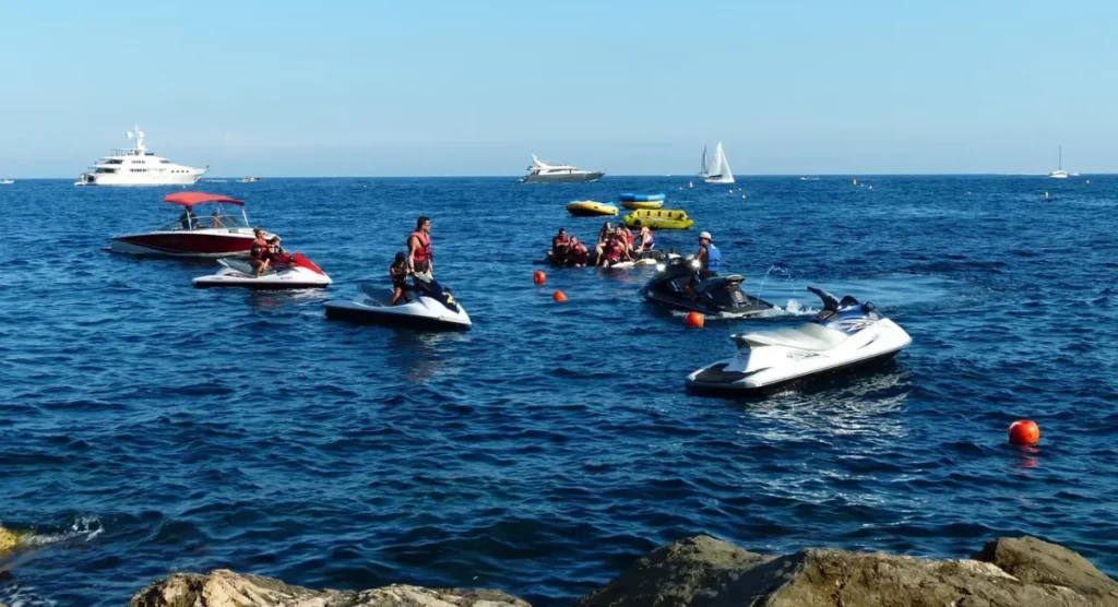 Jet ski in Cap d'Agde.