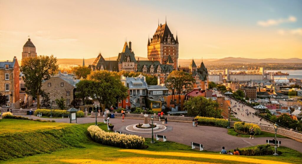 Frontenac Castle in Old Québec.