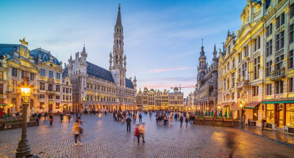 Grand-Place in the old town of Brussels.