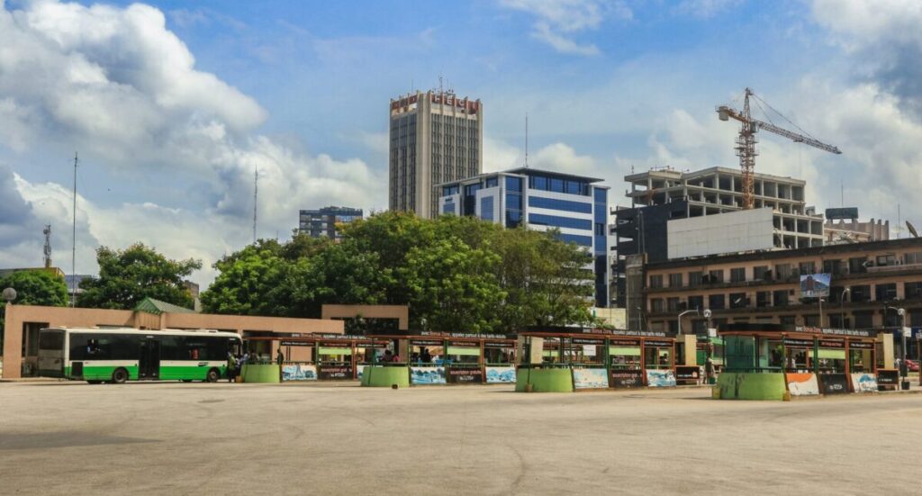 City station of Abidjan.