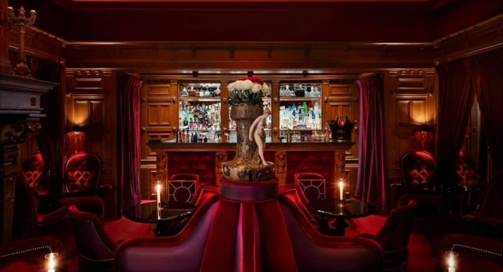Bar interior of Maison Souquet in Pigalle.