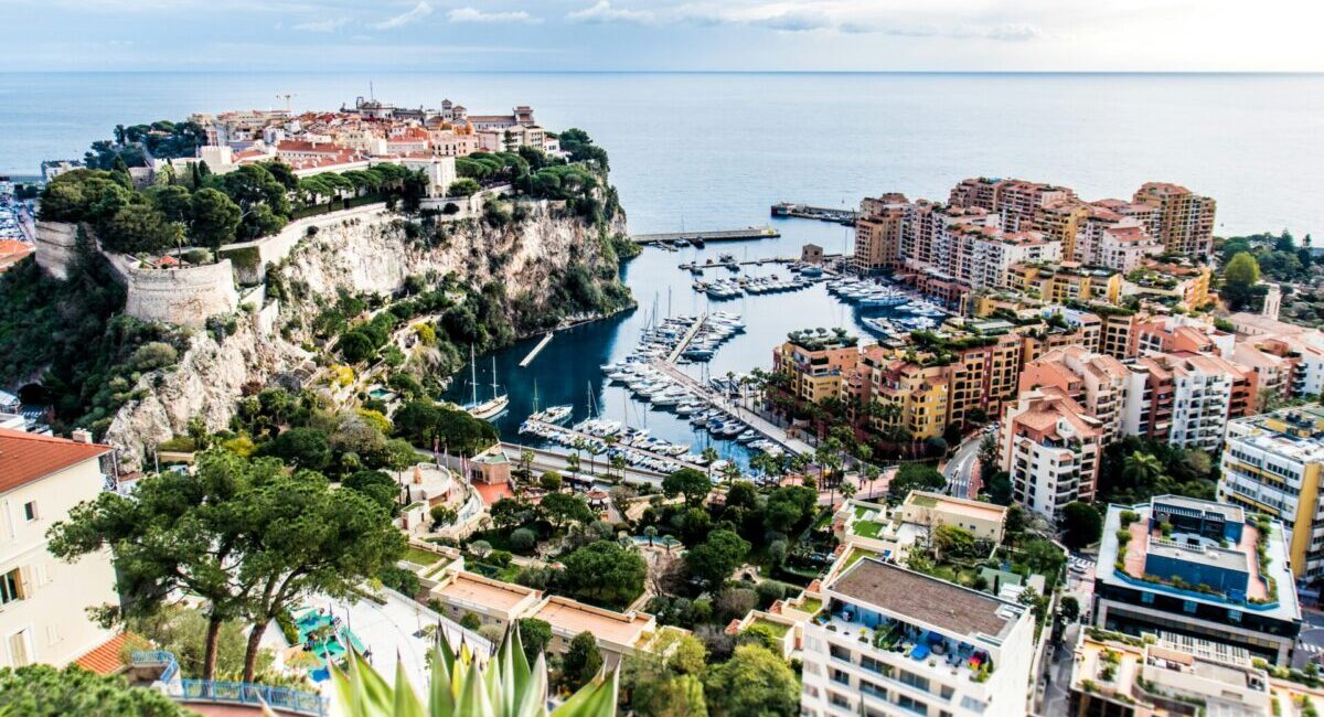 monaco birds eye view