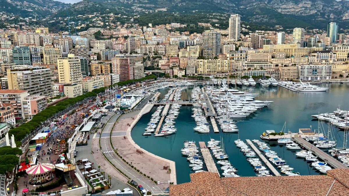yachts parked in monte carlo