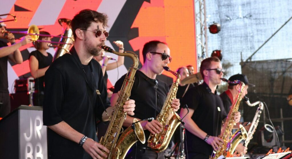 Jazz musicians.