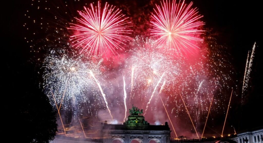 Fireworks for Bastille's day.